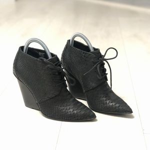 Like New- KC Leather Booties, like new. Sz-7